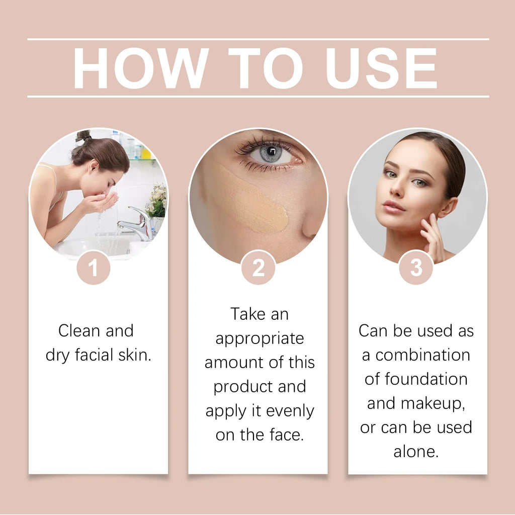 30g Facial BB Cream Moisturizing Blemish Coverage Lightweight Sweatproof Lasting Makeup Daily Protection Tinted for Daily Use Oasis Select