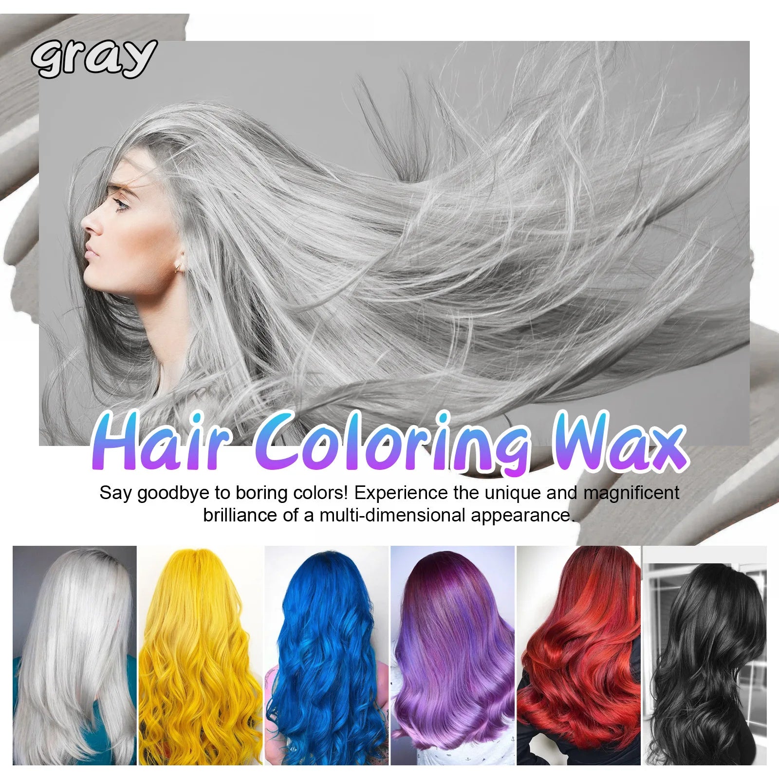 Temporary Hair Color Wax – DIY Styling Pomade 120g Hair Color Wax Oasis Select