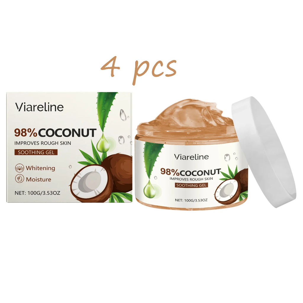 Viareline Coconut Hydrating Gel Enhance Smoothness Reduce Dry-itching Refreshing Improve Skin Texture Coconut Soothing Gel Oasis Select buy 2 free 2 United States