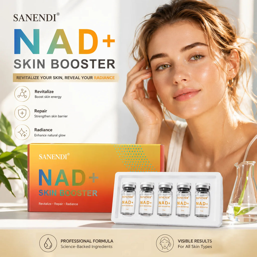 SANENDI NAD+ Serum 10 Vials – Hyaluronic Acid & Collagen Peptide
