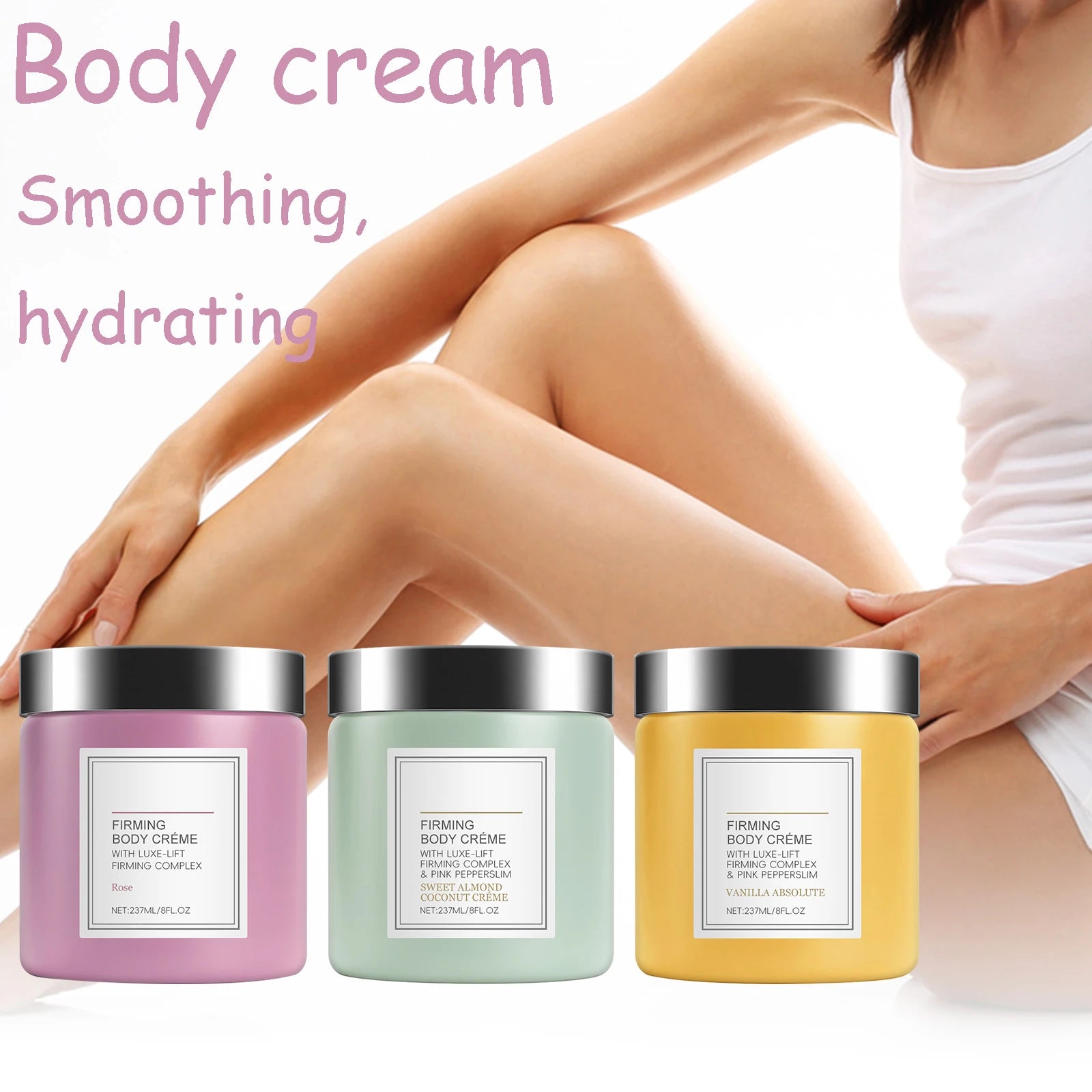 237ML Multi Scented Body Cream Gentle Moisturizing Skin-friendly Lasting Fresh Fragrance Non-greasy Nourishing for All Skin Type Oasis Select