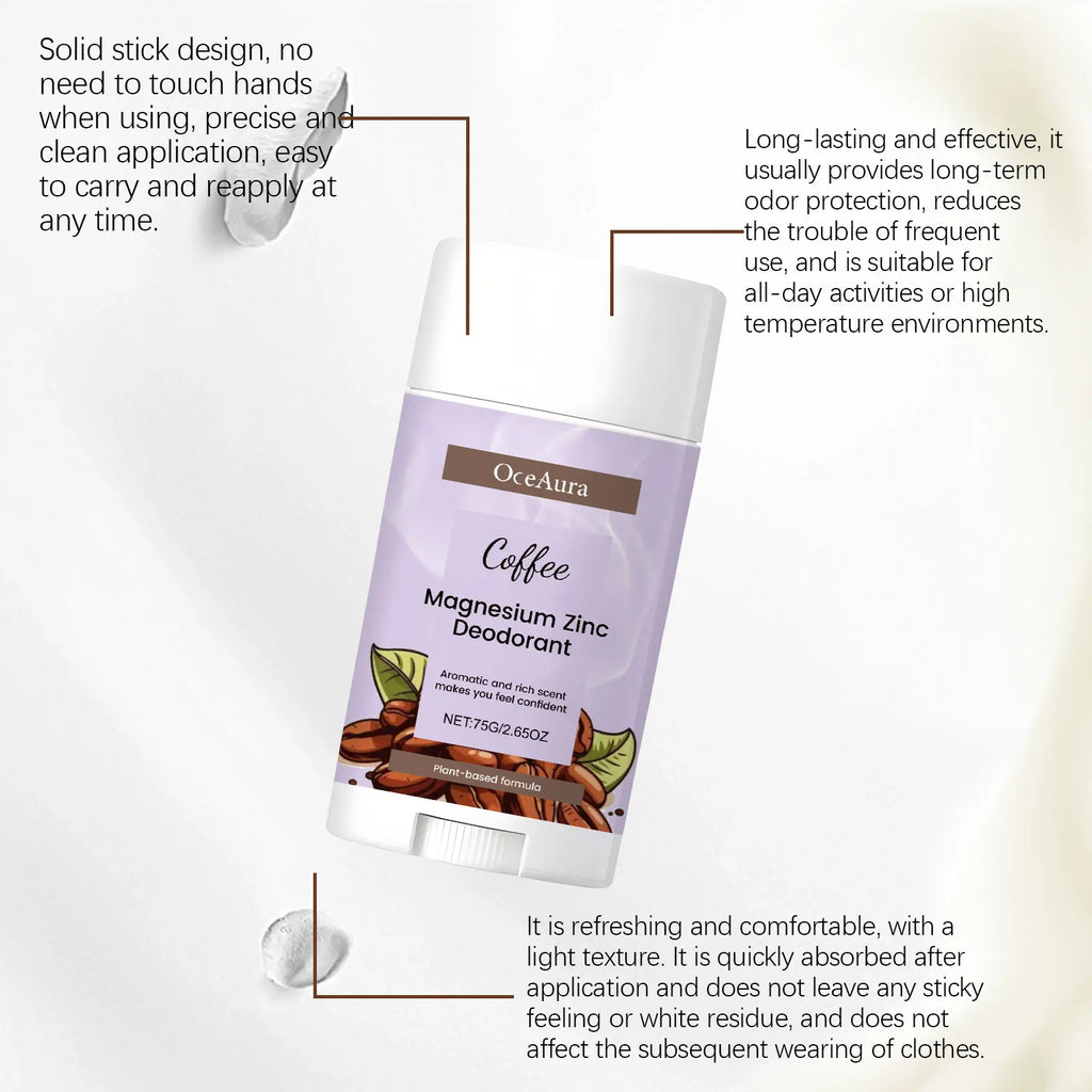 75g Body Deodorant Balm Stick Moisturizing Remove Sweat Odor Refreshing Non-greasy Anti-oxidants Body Deodorant Lotion Stick Oasis Select