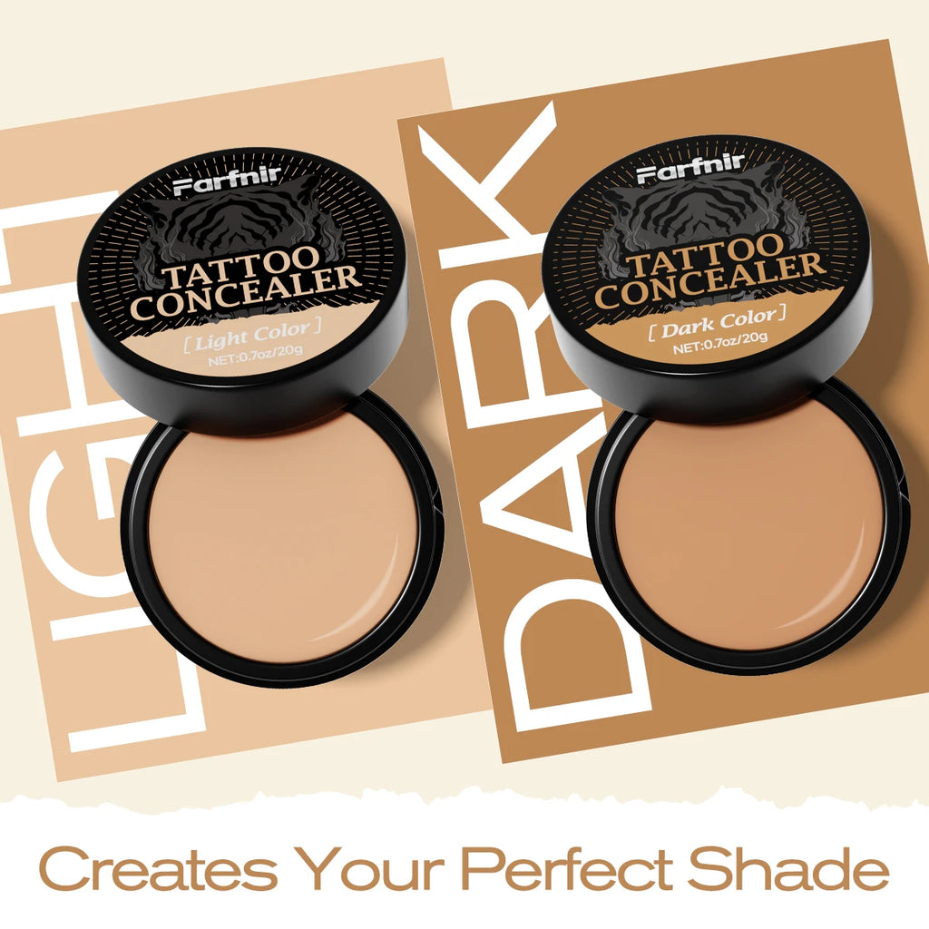 Tattoo concealer cream, waterproof and sweatproof, natural and skin-friendly, available in two colors for you to choose from. Oasis Select