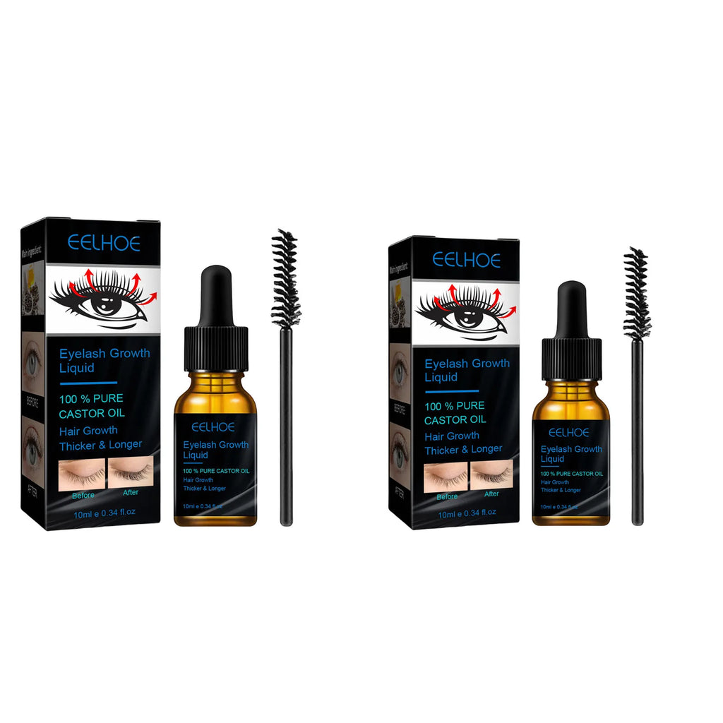 Castor Oil Eyelash Growth Serum for Men Women Thicker Eyelashes Nourishing Hair Follicles Natural Strengthen Lash Growth Serum Oasis Select 20 ML