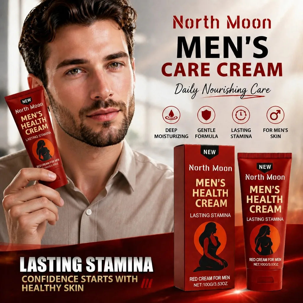 North Moon Men Intimate Care Cream Massage Cream Gentle Moisturizing Nourishing Body Skin Comfort External Use Daily Care 100g Oasis Select