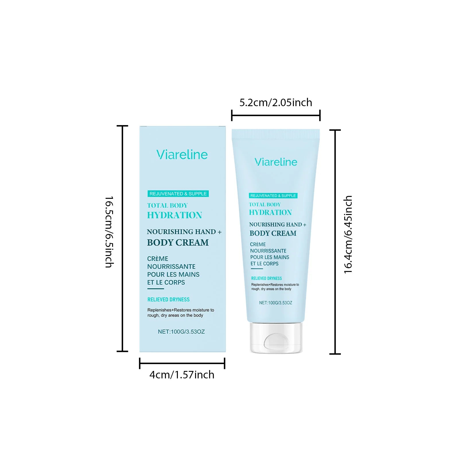 100G Body Lotion Mild Moisturizing Nourishing Balance Skin Tone Enhance Smoothness Anti-oxidant Soften Glowing Body Care Cream Oasis Select