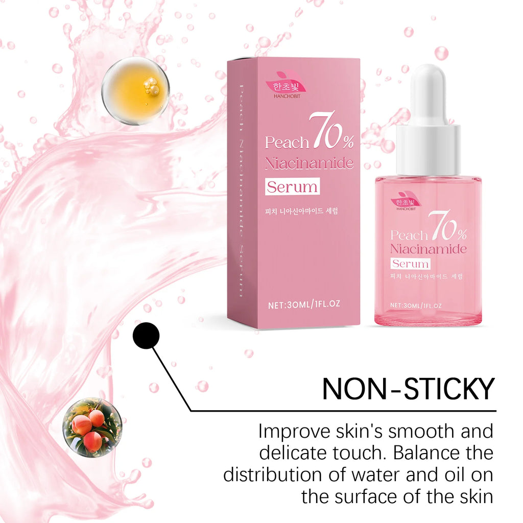 30ML Niacinamide Face Serum Deep Moisturizing Reduce Dullness Enhance Skin Elasticity Smoothing Non-sticky Softening Face Serum Oasis Select