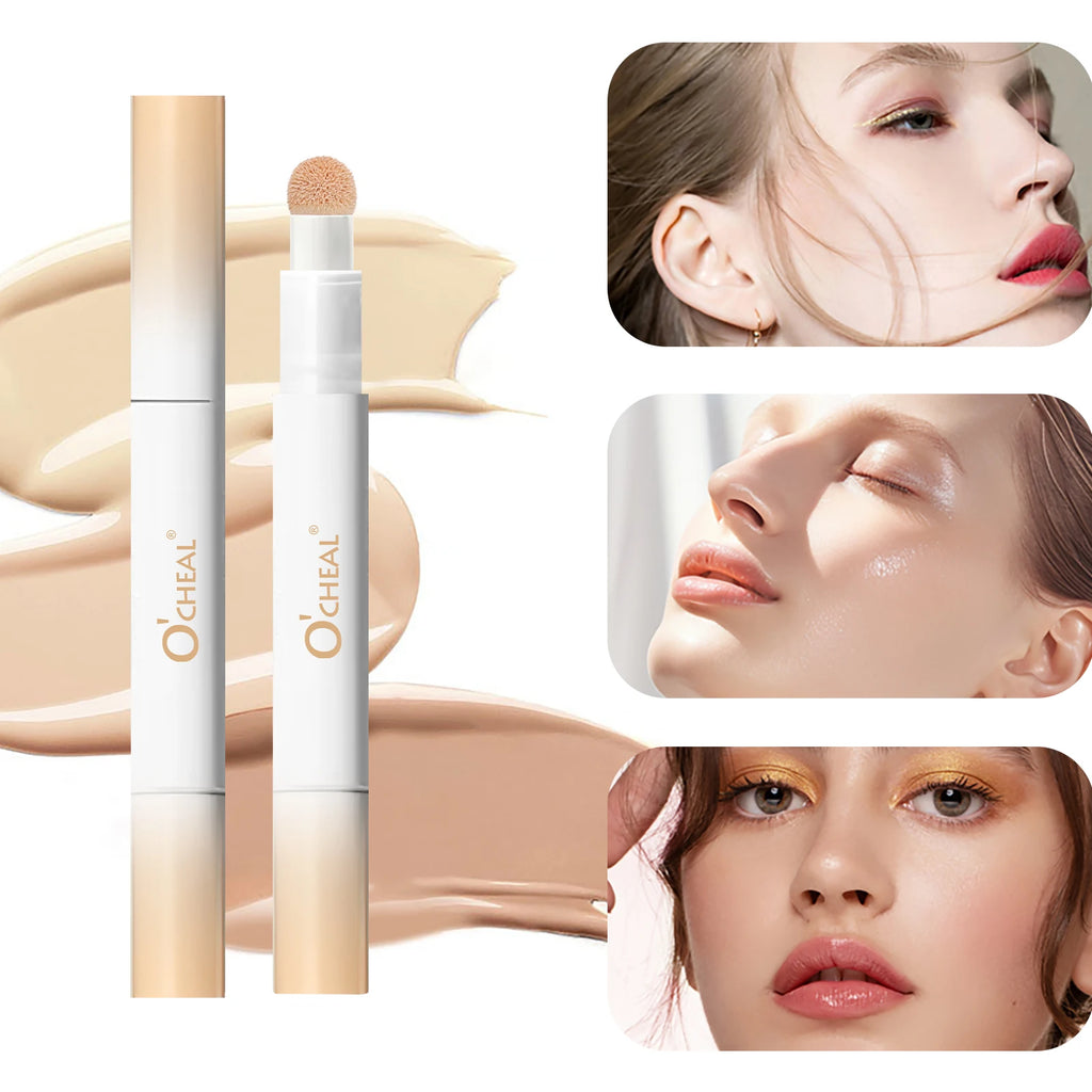 Ocheal 3 Color Face Foundation Concealer Pen Long Lasting Waterproof Corrector Contour Concealers Stick Cosmetic Makeup Oasis Select