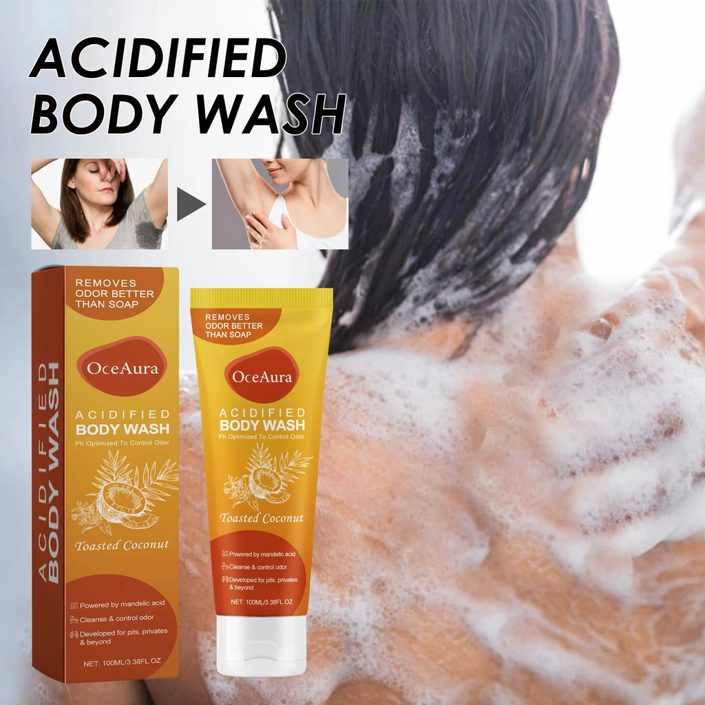 Oceaura Coconut Vanilla Body Wash Gel Lasting Fragrance Deep Cleaning Dirt Nourishing Moisturizing Skin Remove Odor Body Shampoo Oasis Select coconut United States Whitening