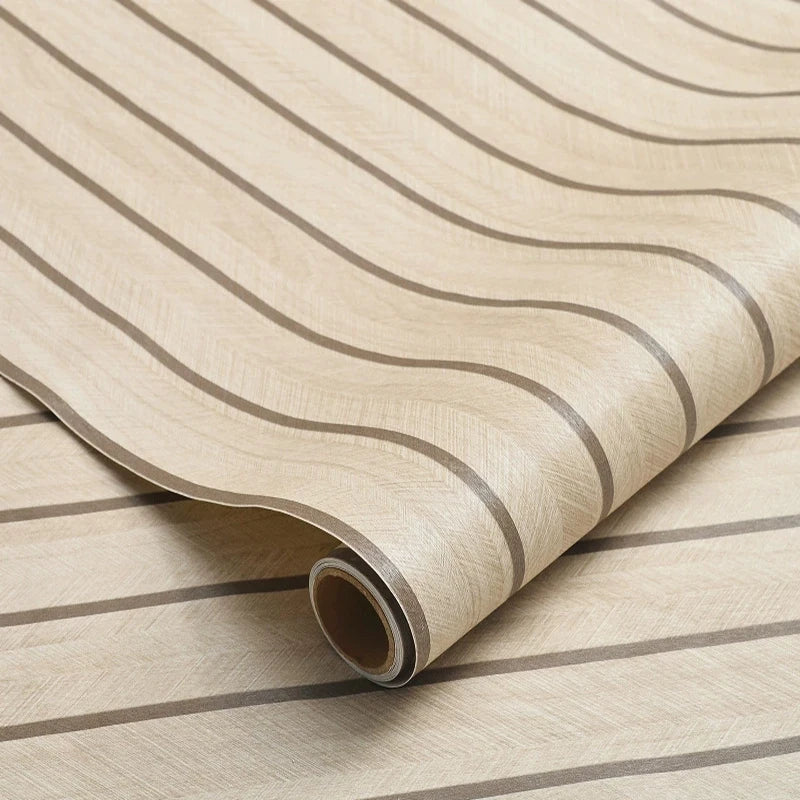 Wood Grain Self-Adhesive PVC Waterproof Wallpaper Vinyl Wall Sticker Suitable For Kitchen Bedroom And Home Renovation Decoration Oasis Select mibai 45cmX1m