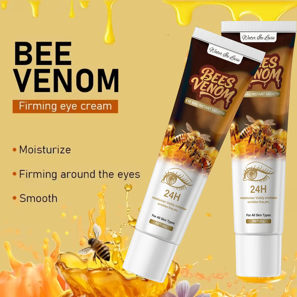 Firming Bee Venom Eye Cream for Under Eye Bags & Dark Circles,Moisturizer with Hyaluronic Acid & Collagen, All Skin Types Oasis Select