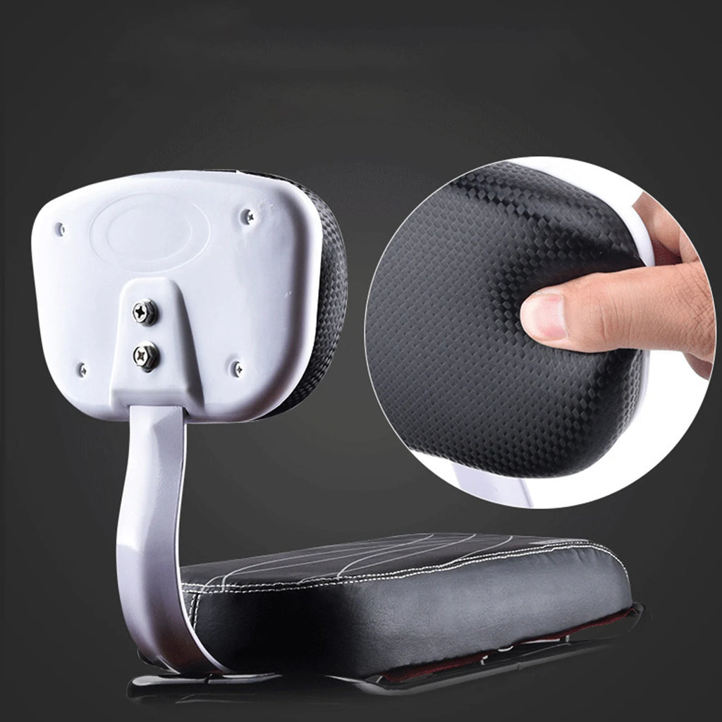 Child Bike Rear Seat Saddle With Handle Armrest Footrest Pedal Kid Bicycle Seat Mat Including Backrest For Cycling Bike Part Oasis Select