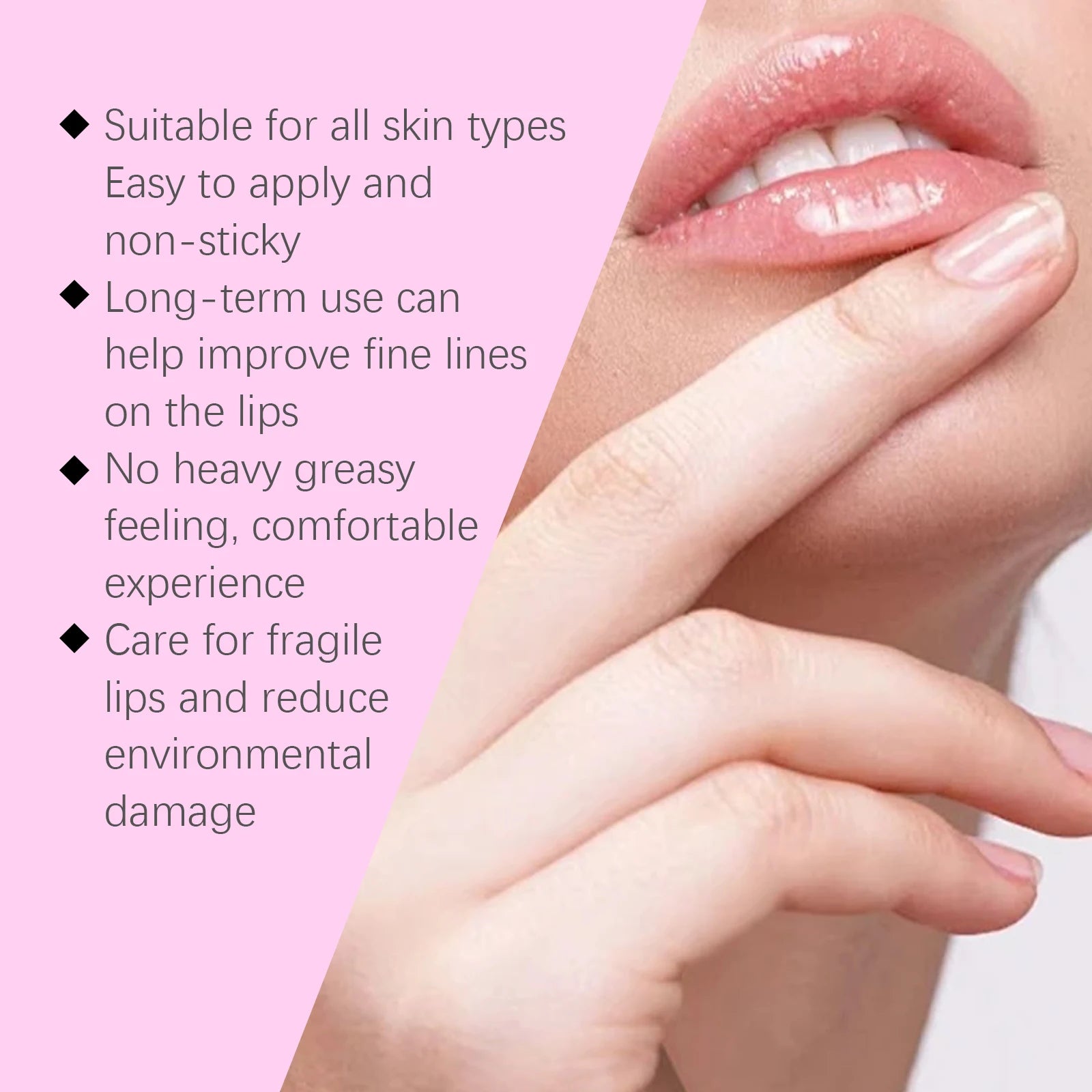 30g Pink Lip Sleeping Mask Gentle Cleaning Remove Dead Skin Reduce Dryness Anti-chapping Enhance Gloss Fade Fine Lines Non-sticky Lip Care Mask Oasis Select