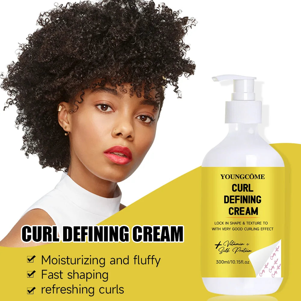 Elastin Curl Styling Cream – Define Curls & Frizz Control 300ml