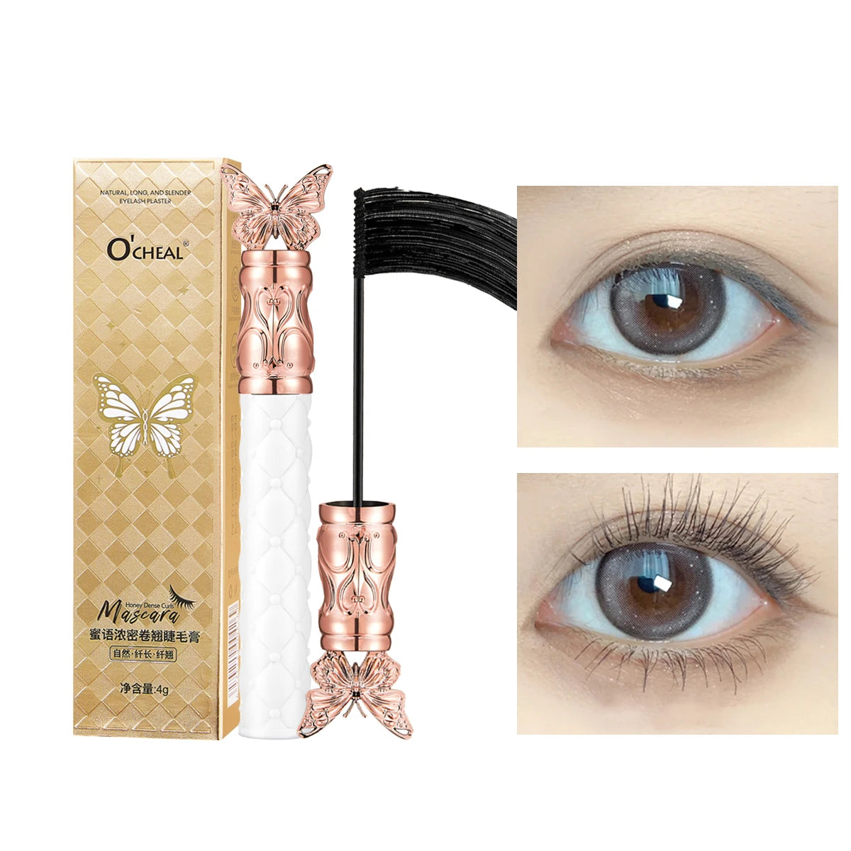O'Cheal Black Mascara – Volumizing, Lengthening & Waterproof