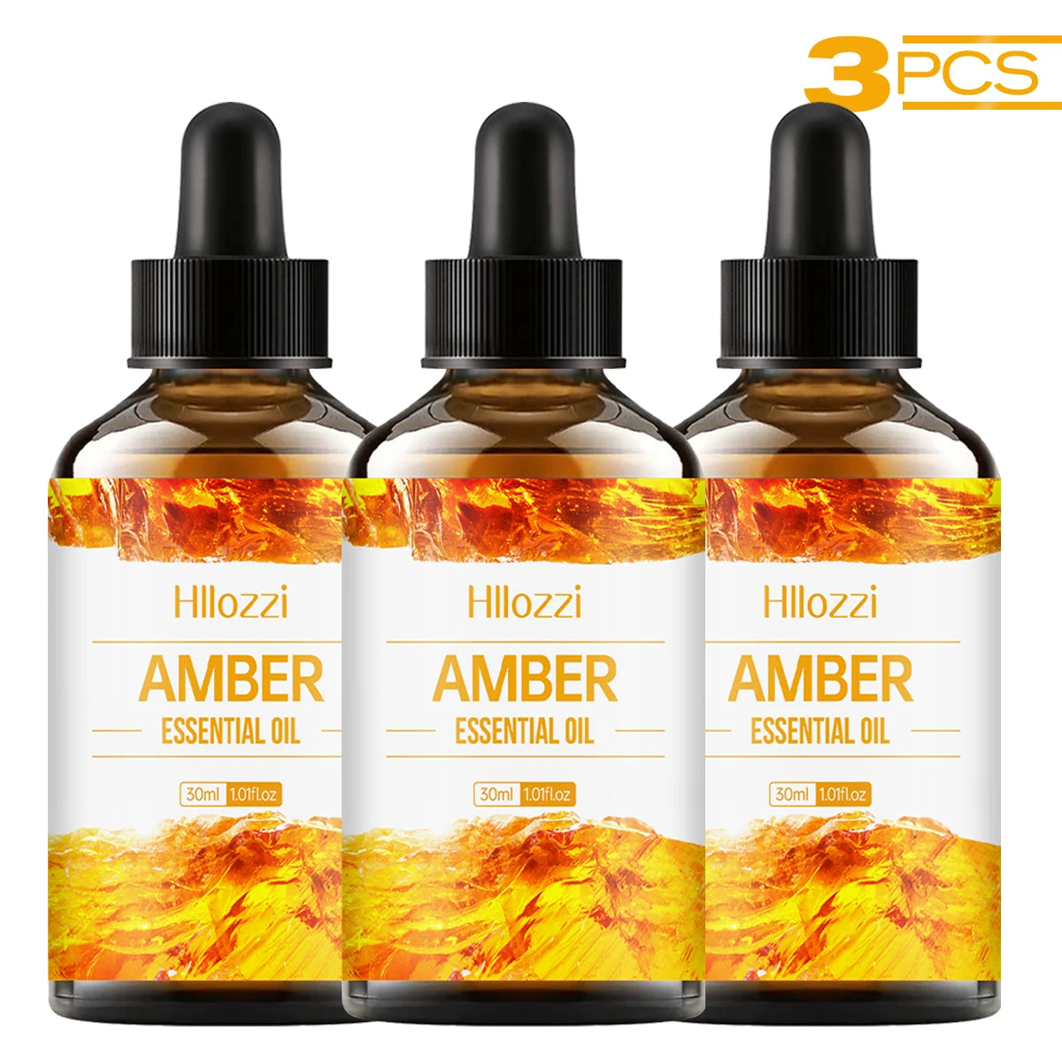 Hllozzi Amber Essential Oil – Massage, Hair Care & Diffuser