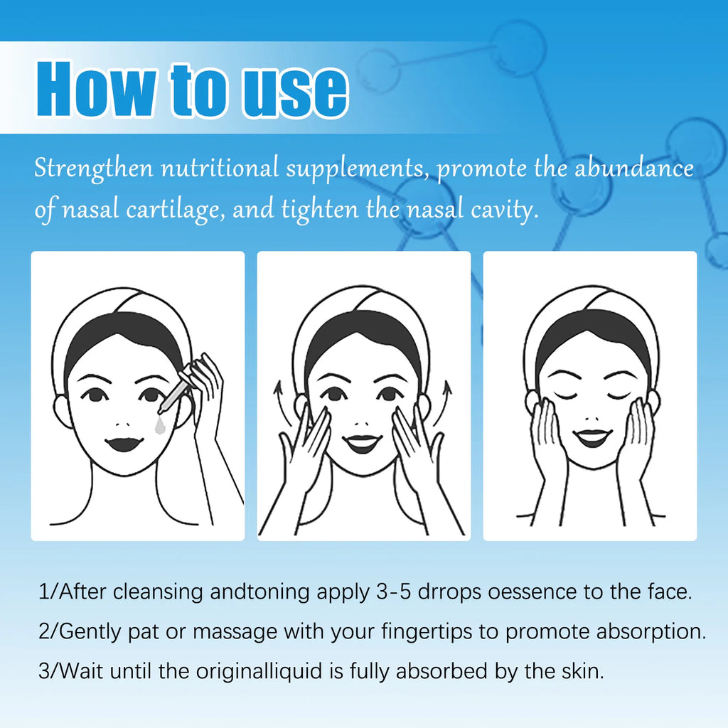 Nose Lift up Essential Oil Thin Smaller Nose up Heighten Rhinoplasty Firming Moisturize Reshape Natural Skin Care Nose Shape Oil Oasis Select