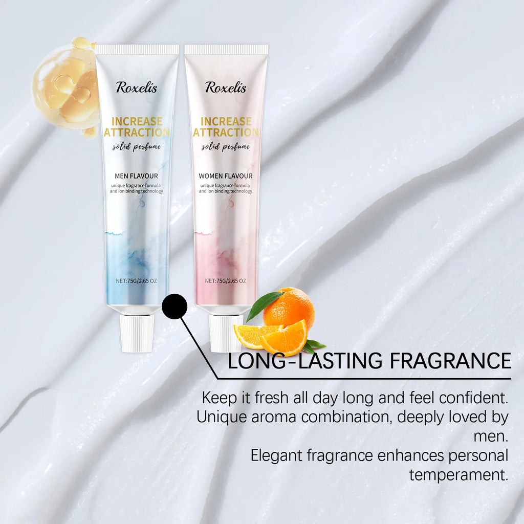 75G Woody Citrus Perfume Balm Hydrating Skin Smoothing Portable Eliminate Sweat Odor Improve Charming Body Deodorant for Daily Oasis Select
