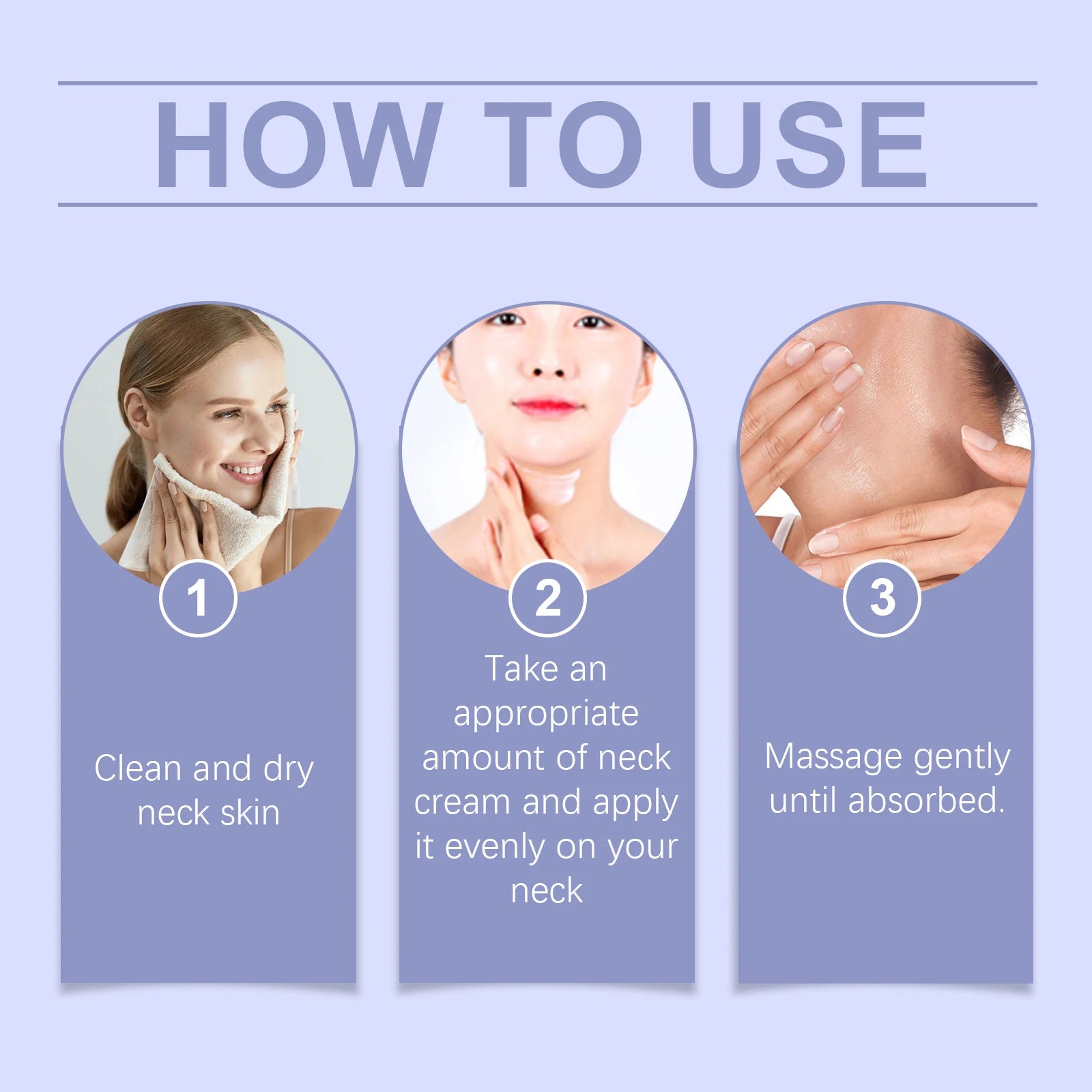 Hoygi Neck Care Cream Moisturizing Fade Wrinkles Firming Lifting Enhance Skin Elasticity Smoothing Non-greasy Neck Care Cream Oasis Select