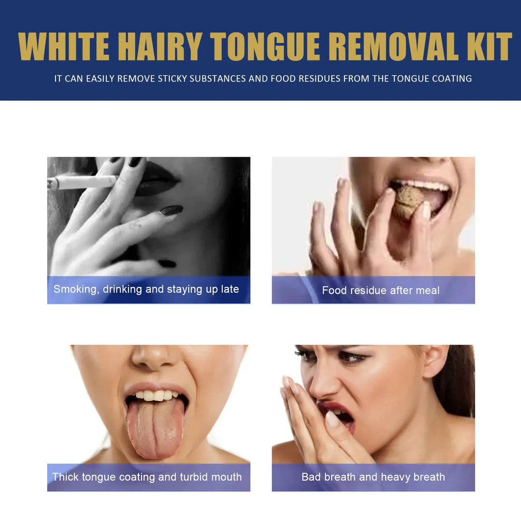 Oralhoe Tongue Cleaning Gel & Scraper – Fresh Breath 50g Tongue Cleaning Set Oasis Select