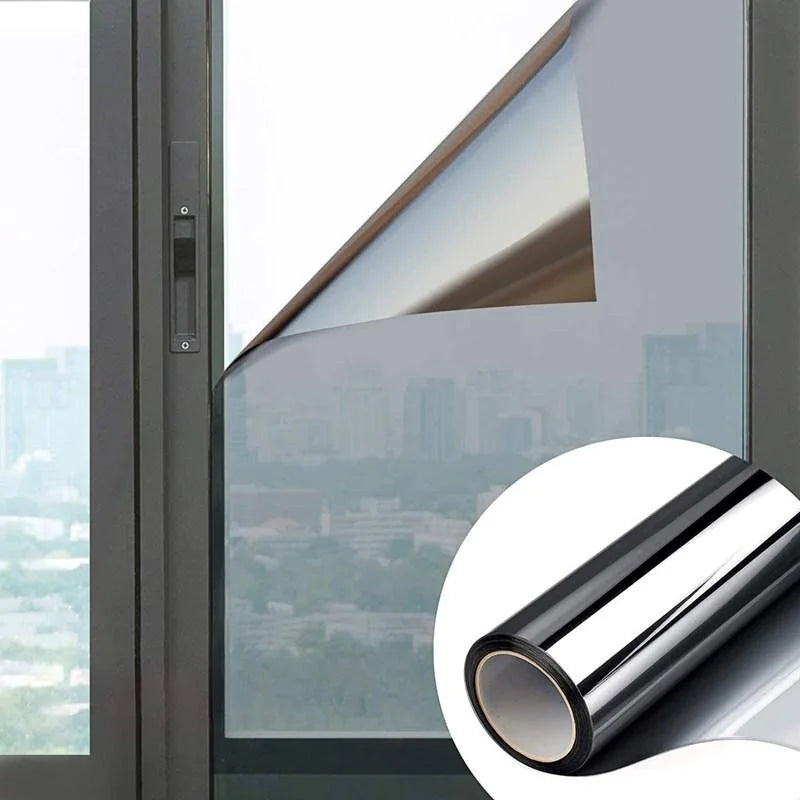 Heat-Insulate Privacy-Protect And Sun-Protective Window Film Electrostatic Adsorption One-Way Vision Heat-Insulate Window Film. Oasis Select heiyin 50cmX3m
