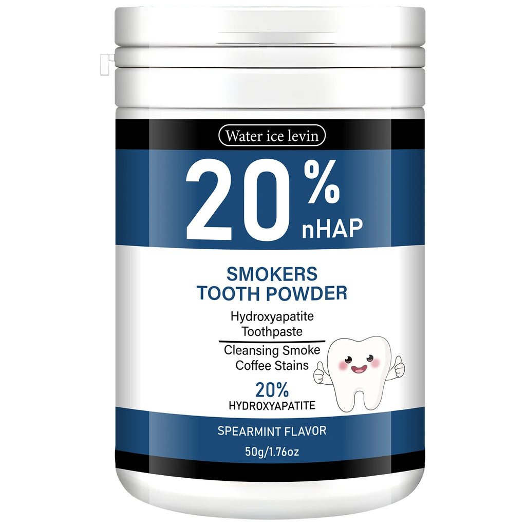 20% Hydroxyapatite Tooth Powder – Whitening for Smokers Whitening Tooth Powder Oasis Select WHITE Option 1