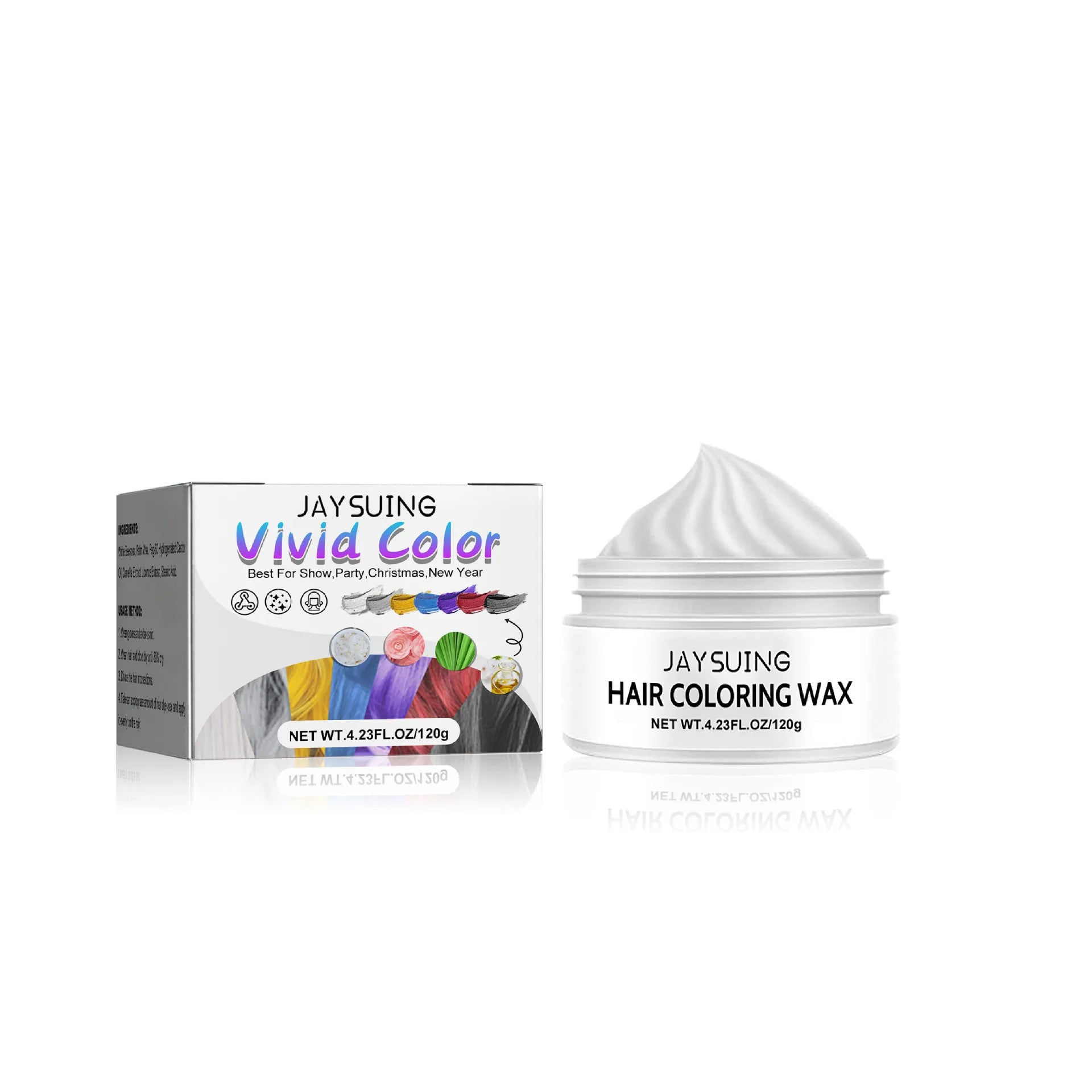 Temporary Hair Color Wax – DIY Styling Pomade 120g Hair Color Wax Oasis Select 120g boxed 1