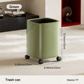 A versatile wheeled trash can that’s easy to clean and ideal for home use, perfect for bedrooms, living rooms, and bathrooms. Oasis Select green with wheels