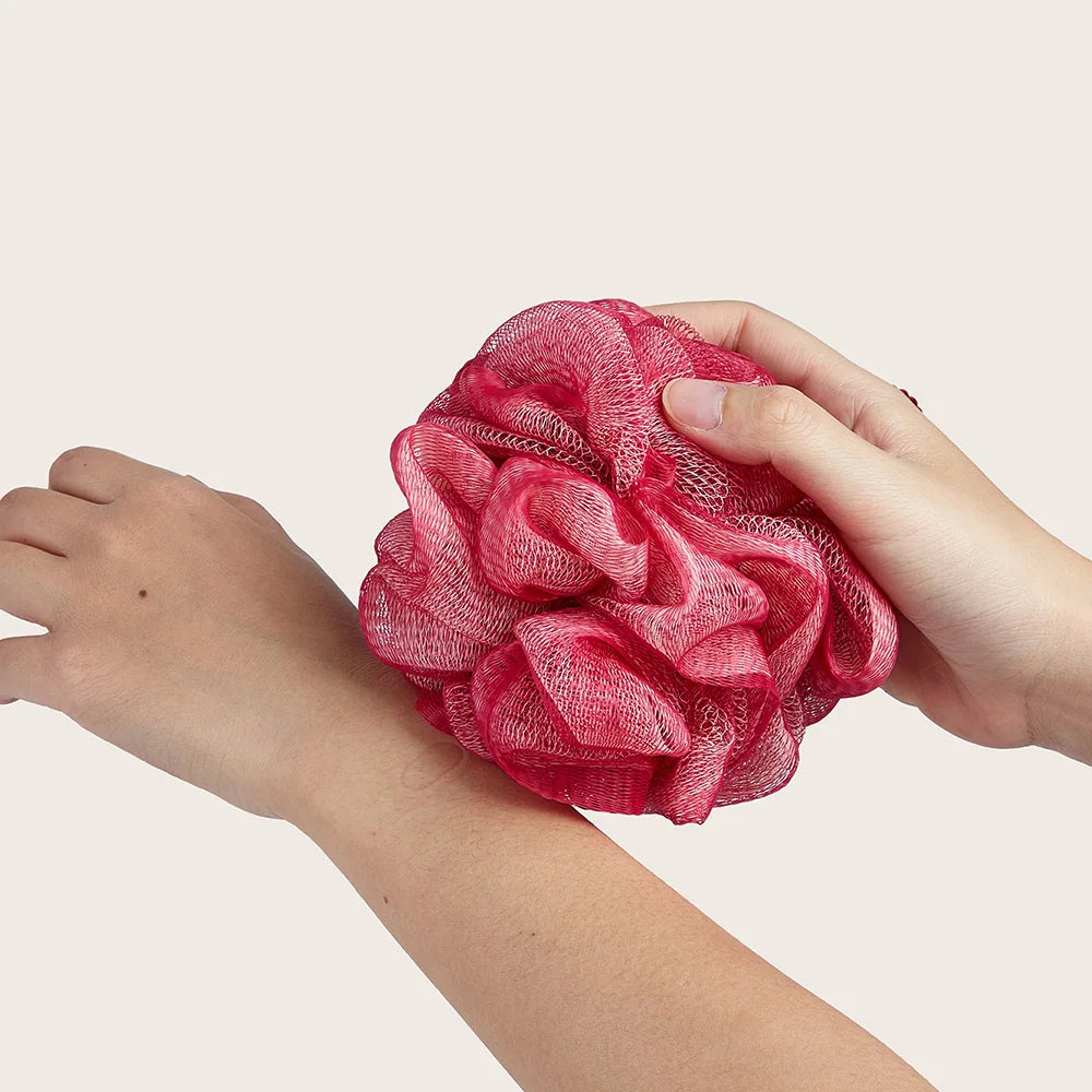 Shower Mesh Sponge Bath Puffs Bubble Ball Exfoliating Bath Sponge Body Scrubber Soft Cleanser Skin Scrub Bathroom Accessories Oasis Select