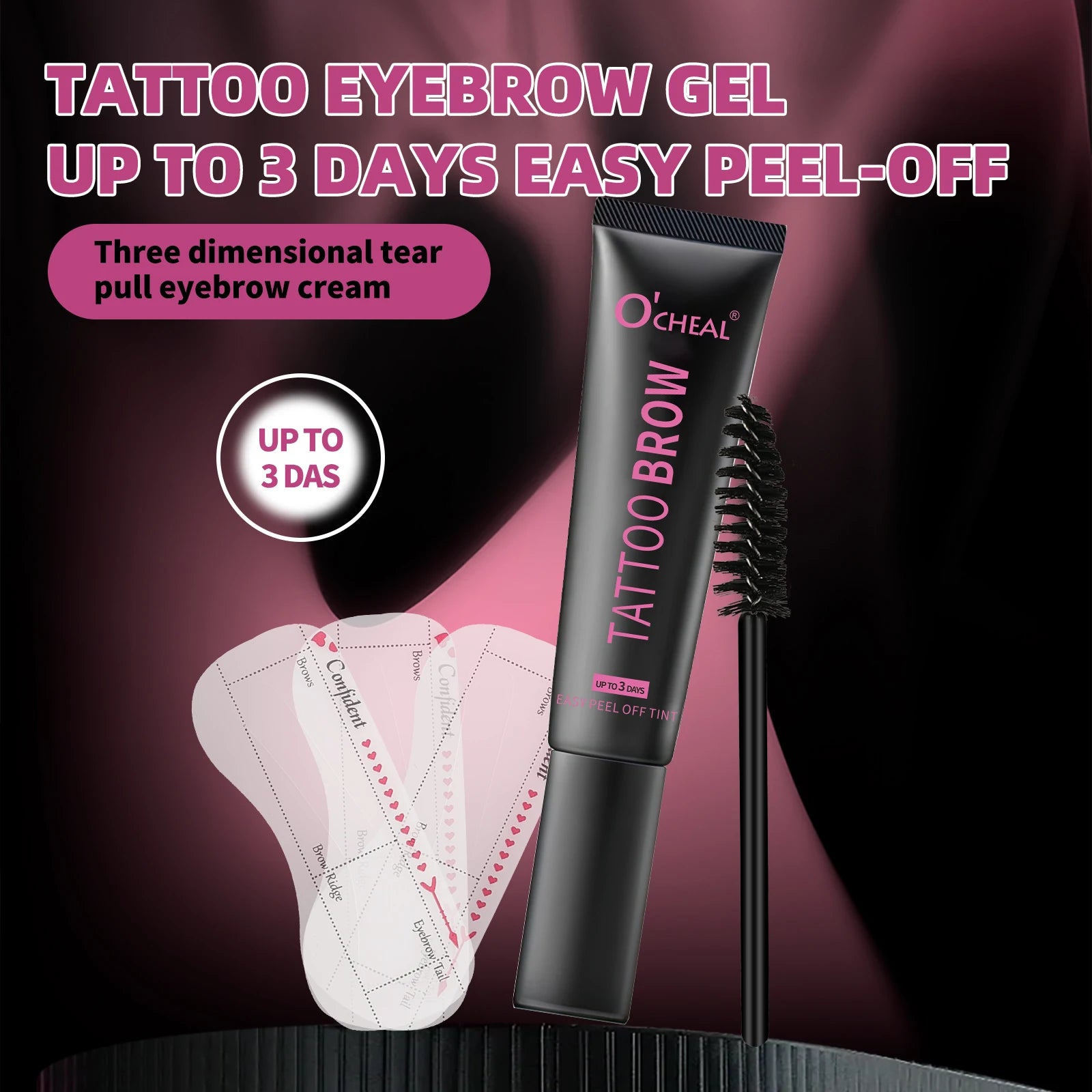 O'Cheal Eyebrow Tint Dye Gel – Waterproof Long-Lasting Cream