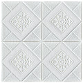 1Pcs 70*70cm Self-Adhesive Home Decor Wallpaper Brick 3D Waterproof Wall Stickers Ceiling Foam Decoration Oasis Select White 5Pcs-70cmx70cm