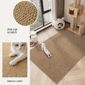 Imitation sisal cat scratching mat can be cut to size, non-slip, pineapple pattern, wear-resistant and scratching mat for cats Oasis Select camel 60cmX90cm