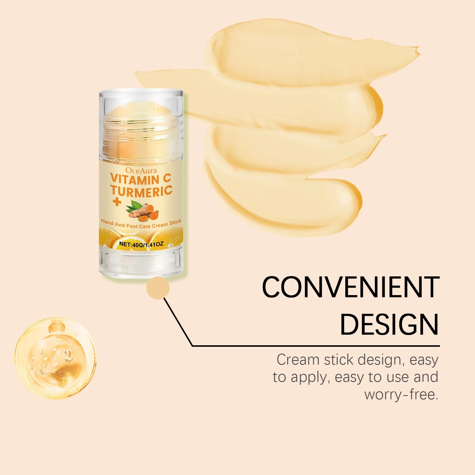 40g Hand and Foot Hydrating Cream Nourishing Smoothing Reduce Dryness Relief Dry Itching Repair Cracked Skin Non-greasy Balm Oasis Select