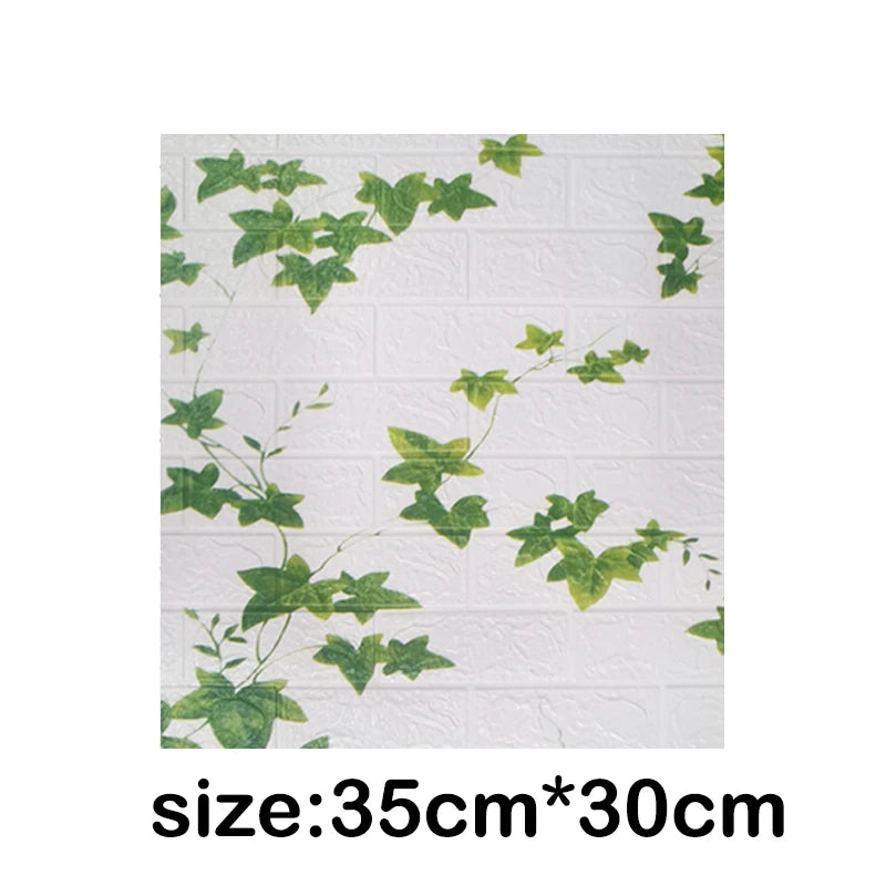 1-30Pcs 35x30cm Wallpaper Kitchen Bedroom Background Decoration Wall Panels Stickers Waterproof for Living Room 3D DIY Home Oasis Select