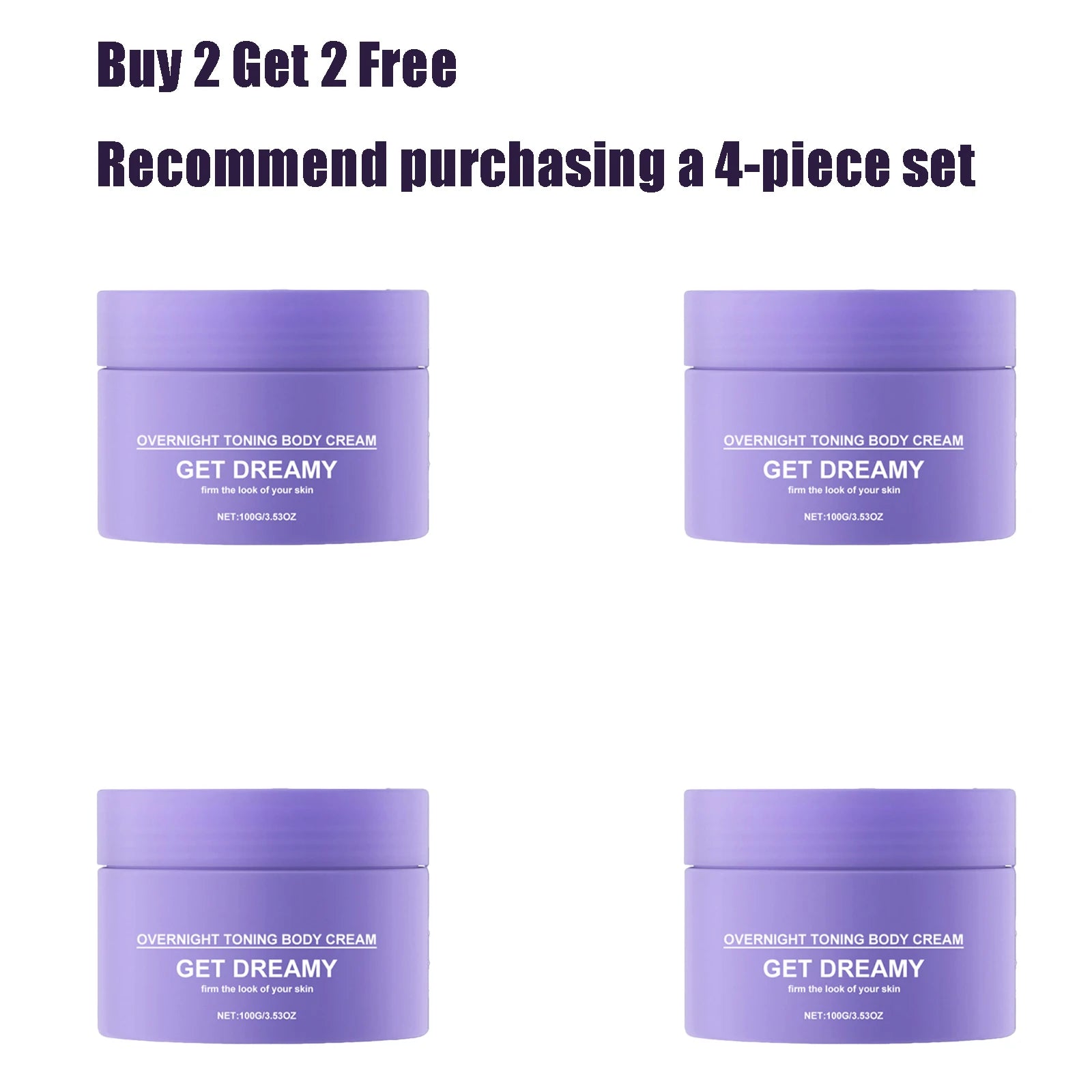 100g Body Firming Cream Deep Moistiurizing Boosts Elasticity Tightening Lifting Smoothing Soften Body Lotion for All Skin Types Oasis Select 4 pcs United States