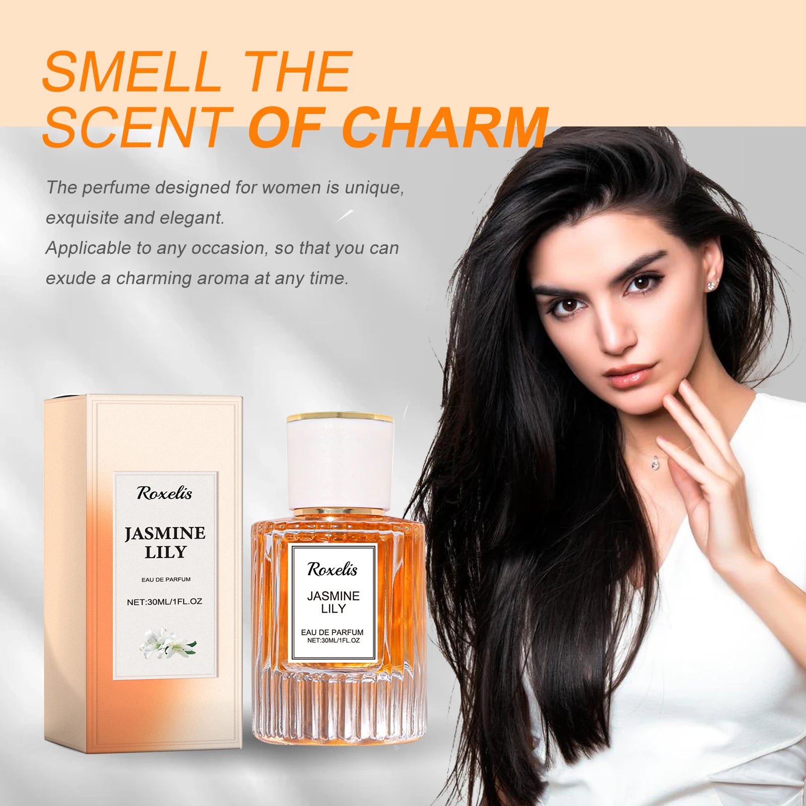 Roxelis Lily Women Perfume Lasting Fresh Fragrance Attractive Improve Self Confidence and Charming Elagant Floral Perfume Oasis Select