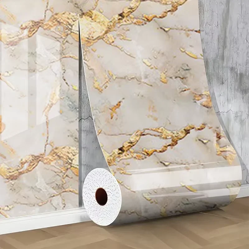 A Roll Self-Adhesive Waterproof Imitation Ceramic Tile Wall Sticker 40cm X 3m Suitable For Bedroom And Living Room Decoration. Oasis Select