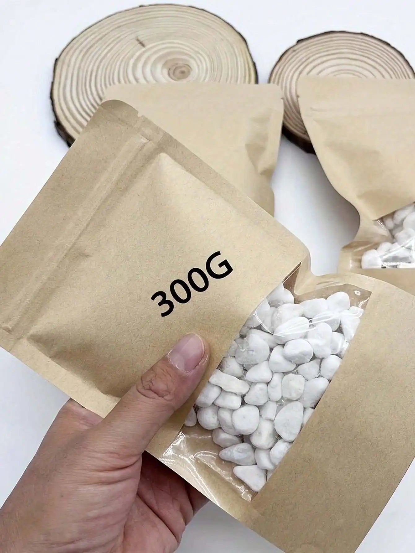 100/300/500g Cobblestone Decorative Stone Marbles for Succulent Bonsai Fish Tank Vase Plant Stone Home Garden Pebbles Decor Oasis Select 300g