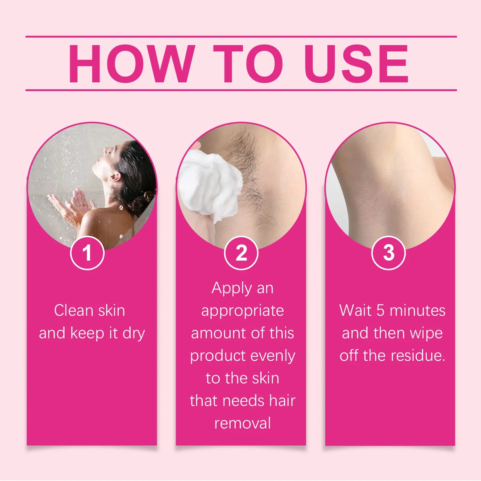 30ML Beeswax Hair Removal Mousse Smoothing Skin Refreshing Hydrating Prevent Dryness Non-irritating Natural Hair Remover Mousse Oasis Select