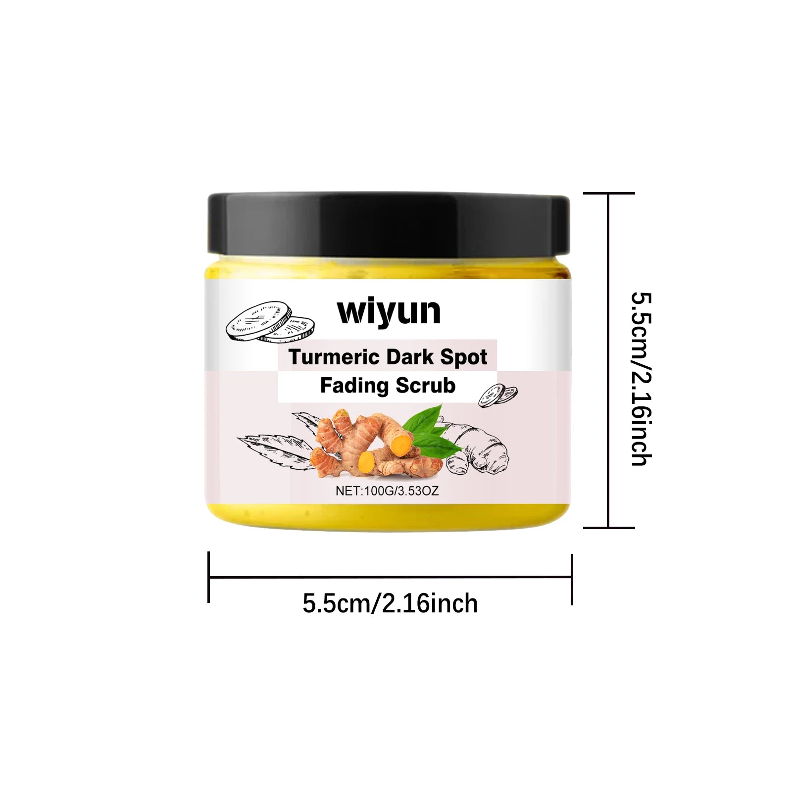 Turmeric Body Scrub Cream – Exfoliate, Brighten & Moisturize Body Scrub Cream Oasis Select
