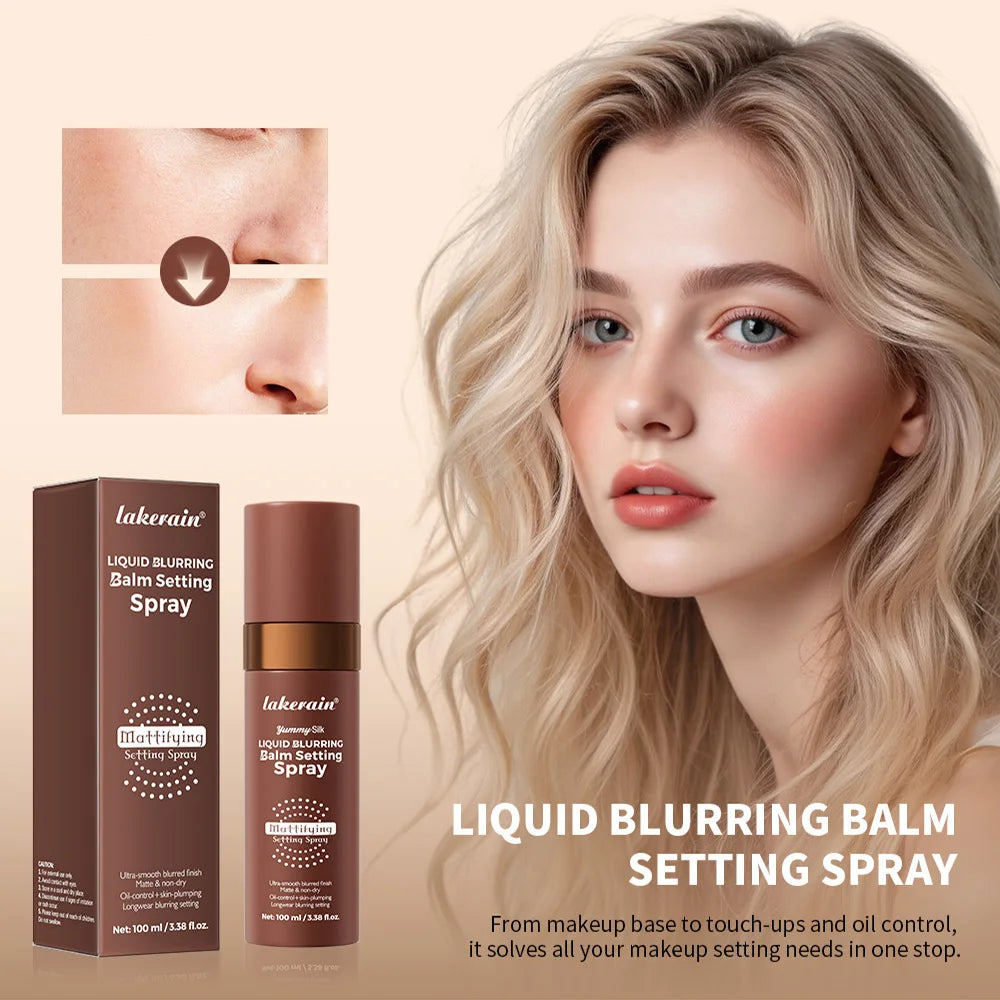 Lakerain Matte Setting Spray – Blurring, Hydrating & Oil Control Makeup Setting Spray Oasis Select