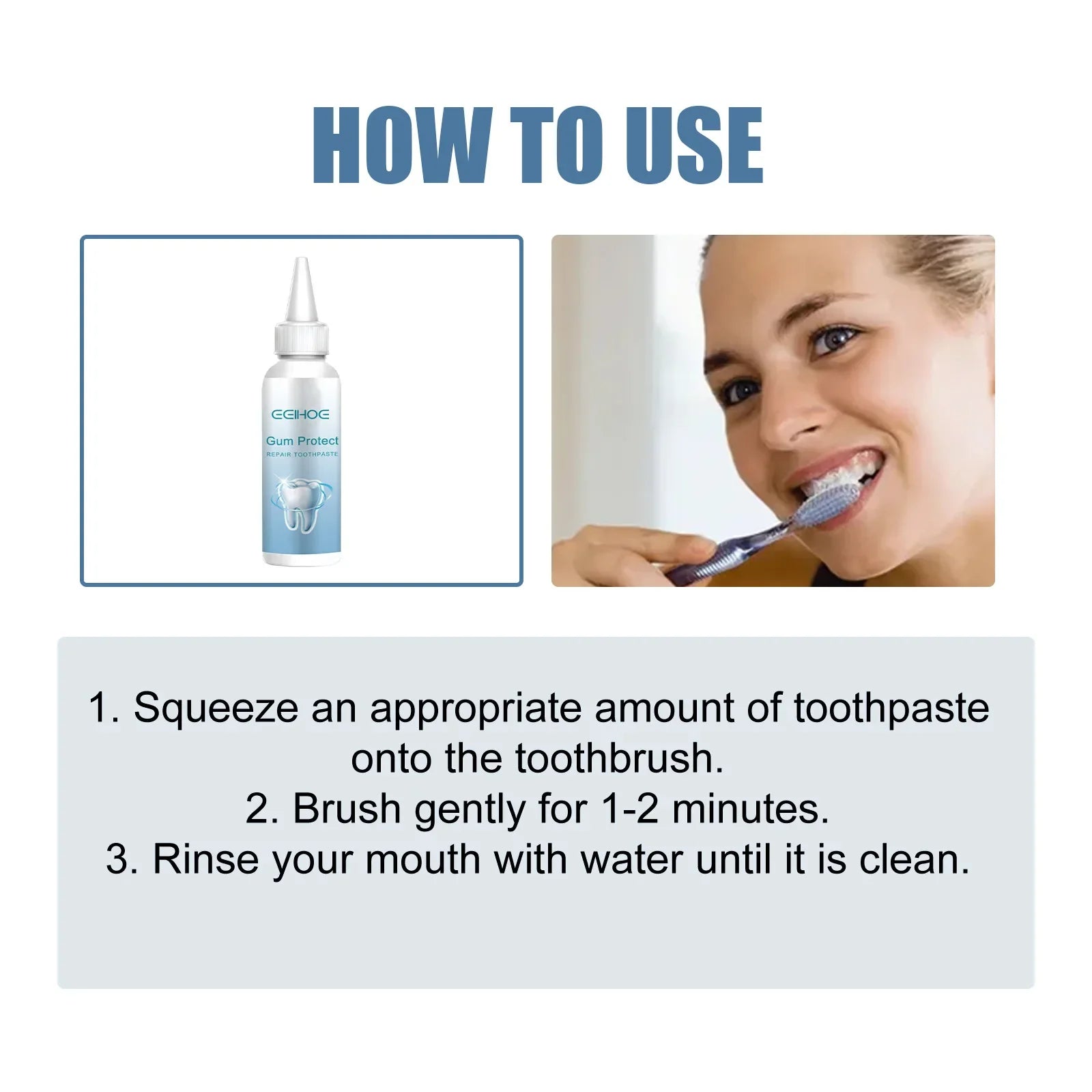 EELHOE Gum Care Toothpaste – Whitening & Plaque Removal