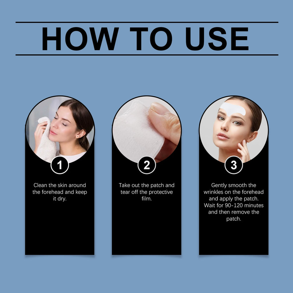 5 PCS Forehead Patches Deep Moisturizing Firming Lifting Fade Fine Lines Remove Wrinkles Enhance Smoothness Forehead Care Mask Oasis Select