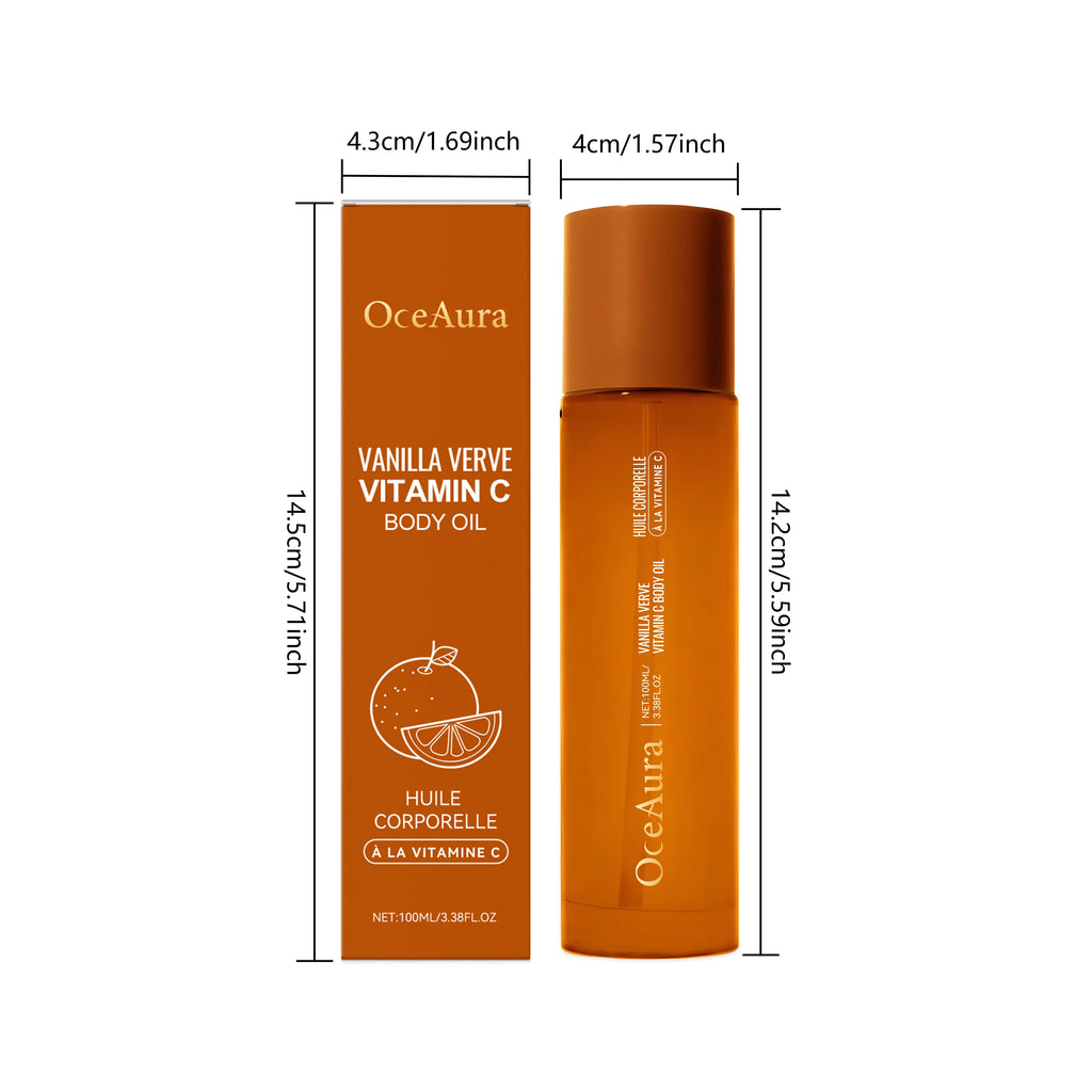 100ML Vitamin C Body Softening Oil Deeply Nourishing Moisturizing Body Skin Enhance Smoothness Improve Skin Texture Body Oil Oasis Select