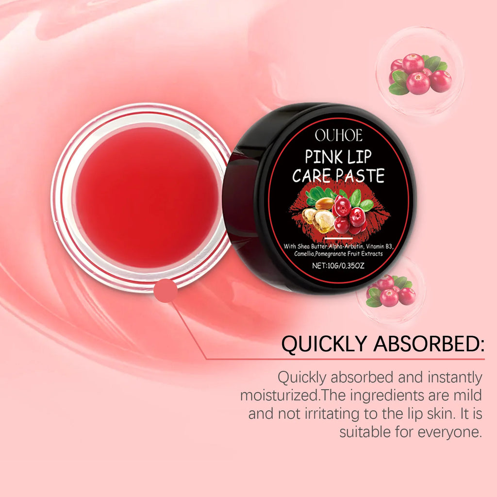 OUHOE Lip Brightening Exfoliating Balm | Nourish & Plump