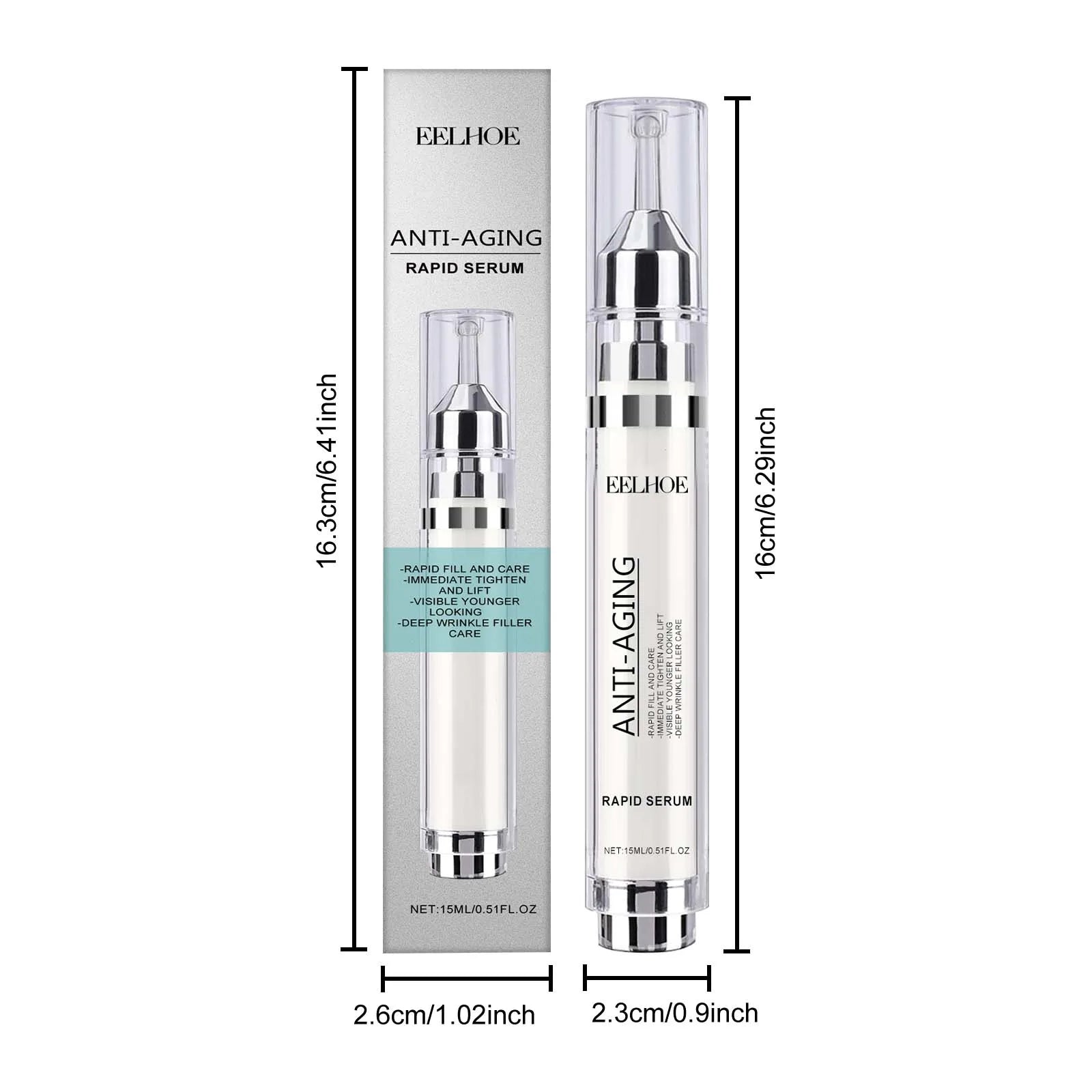 15ML Face & Neck Care Serum Deep Moisturizing Enhance Smoothness Nourishing Fade Fine Lines Firming Lifting Improve Skin Elasticity Glowing Skin Care Serum Oasis Select