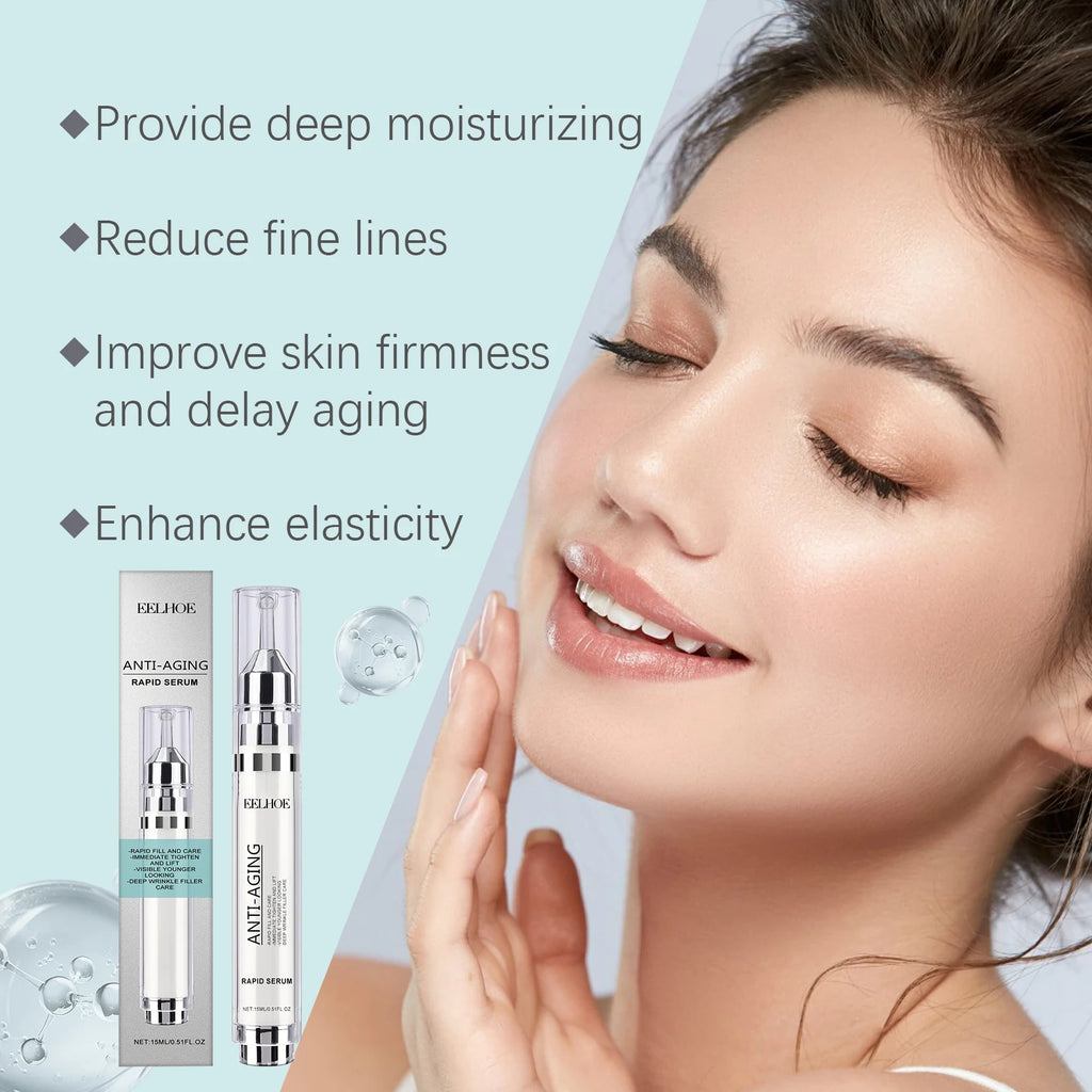 15ML Face & Neck Care Serum Deep Moisturizing Enhance Smoothness Nourishing Fade Fine Lines Firming Lifting Improve Skin Elasticity Glowing Skin Care Serum Oasis Select