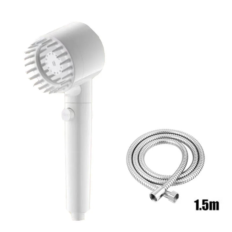 3-Mode Pressurizing Showerhead with Filter & Massage Spray