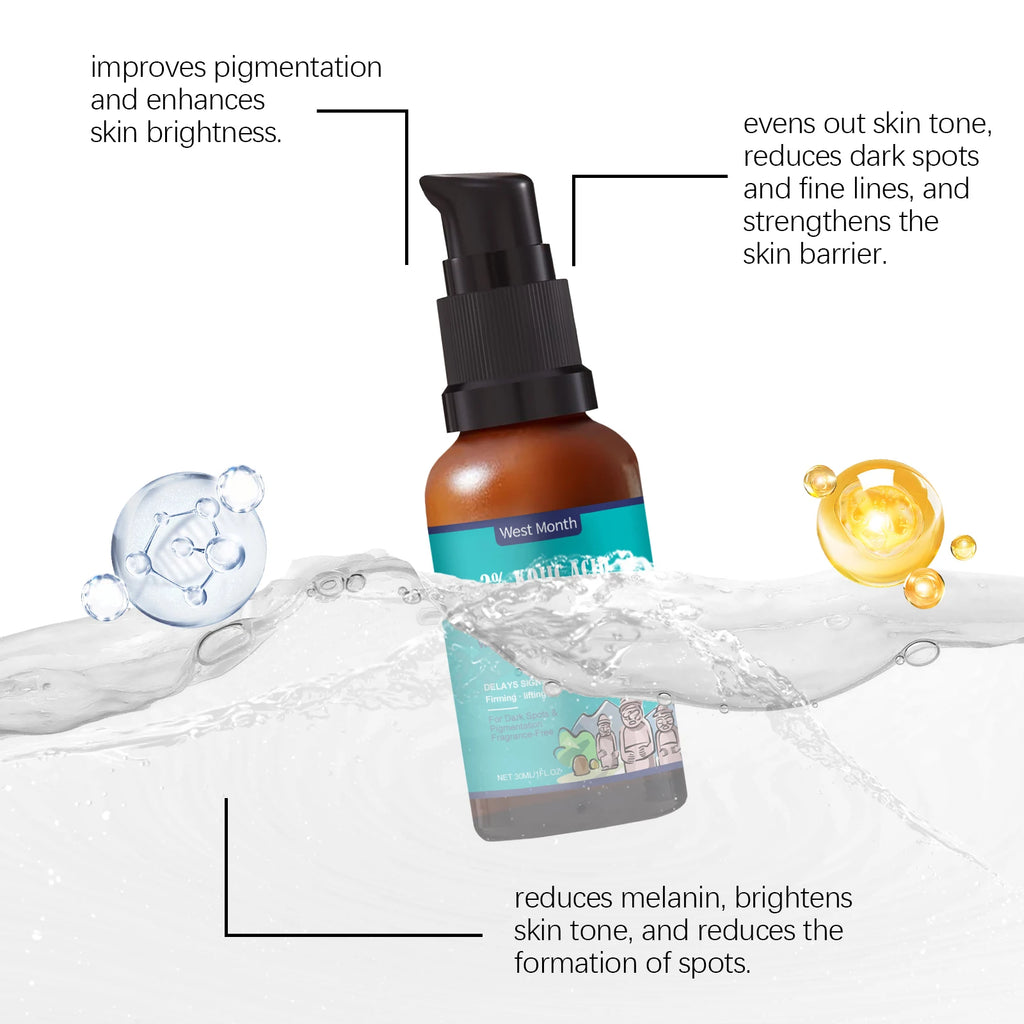30ml Kojic Acid Face Serum Gentle Moisturizing Improve Skin Texture Smoothing Restoring Gloss Strengthen Repairing Damaged Softening Facial Serum Oasis Select