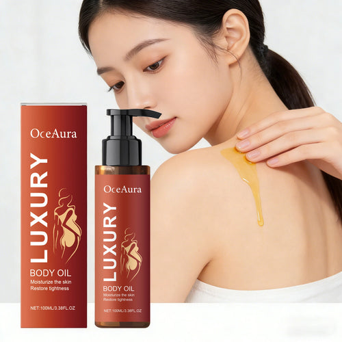 100ML Moisturizing Body Essence Oil Fast Absorbing Nourishing Softening Enhance Elasticity Lasting Hydrating for Daily Body Care Oasis Select